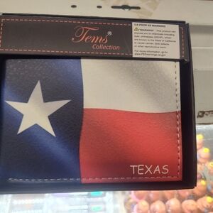 Mens Wallet with Texas flag design